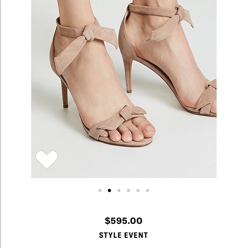 Alexandre Birman Patty 75mm taupe suede sandal